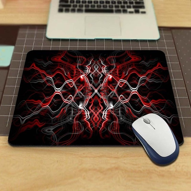 Abstract Red  Cool Custom Mouse Pad