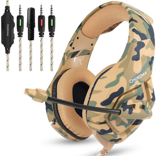 ONIKUMA K1 Camouflage Gaming Headset