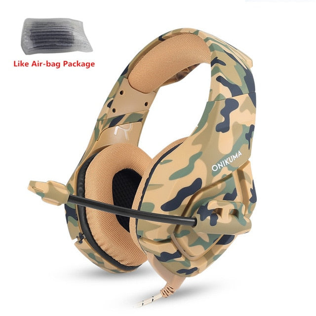 ONIKUMA K1 Camouflage Gaming Headset