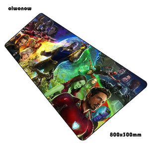 New arrival 80*30cm Mouse pad Avengers Infinity War  mouse pad