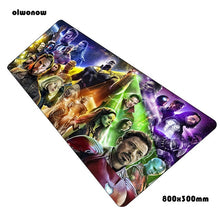 Load image into Gallery viewer, New arrival 80*30cm Mouse pad Avengers Infinity War  mouse pad