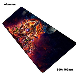 New arrival 80*30cm Mouse pad Avengers Infinity War  mouse pad