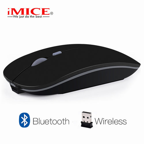 iMice Wireless Mouse Silent Bluetooth Mouse 4.0  Rechargeable Built-in Battery