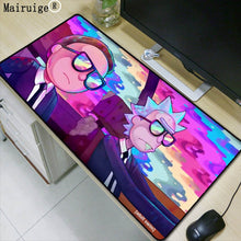 Load image into Gallery viewer, Rick and Morty Anime Office Mice Gamer  Mouse Pad