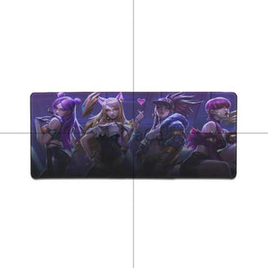 League of Legends virtual girl band K DA Gaming mousepad