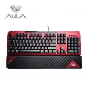 AULA Mechanical Gaming Keyboard RGB Backlit Wired Blue Switch