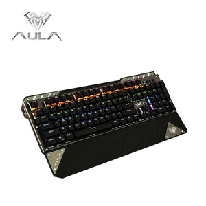 AULA Mechanical Gaming Keyboard RGB Backlit Wired Blue Switch