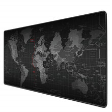 Load image into Gallery viewer, Large Gaming Mouse Pad with Stitched Edge World Map